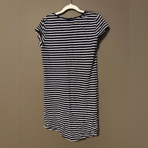 GAP Navy and White Stripe T-Shirt Dress Size S - Picture 3 of 4